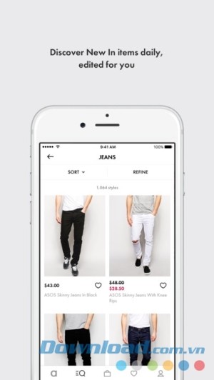 ASOS cho iOS khám phá item mới