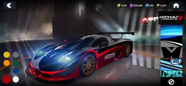Asphalt 8 là một phần trong series game đua xe Asphalt của Gameloft
