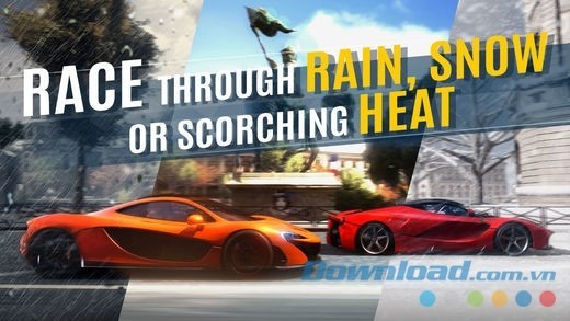 Asphalt Street Storm Racing cho iOS thách thức tay đua trên những địa hình khắc nghiệt