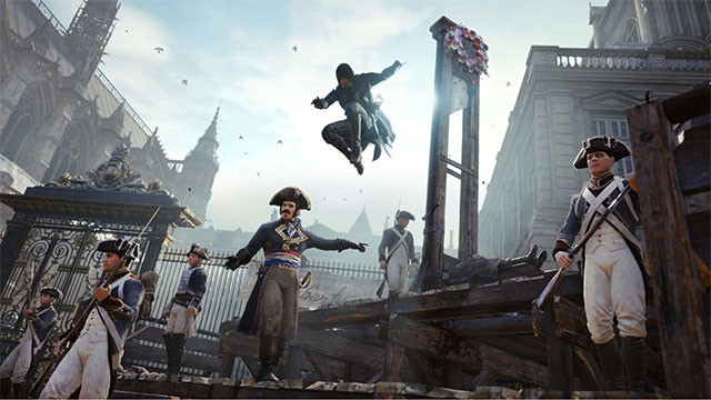 Assassin's Creed Unity được phát triển theo phong cách hành động lén lút kết hợp nhập vai phiêu lưu