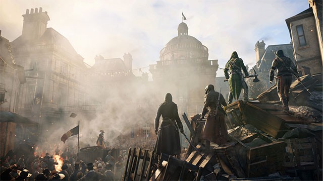 Chế độ Co-op 4 người là điểm nhấn quan trọng trong game Assassin's Creed Unity