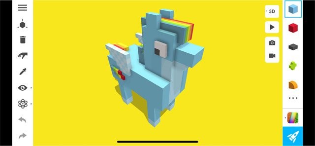 Ứng dụng thiết kế đồ họa cho phép bạn tạo các hình dạng, hình ảnh 3D