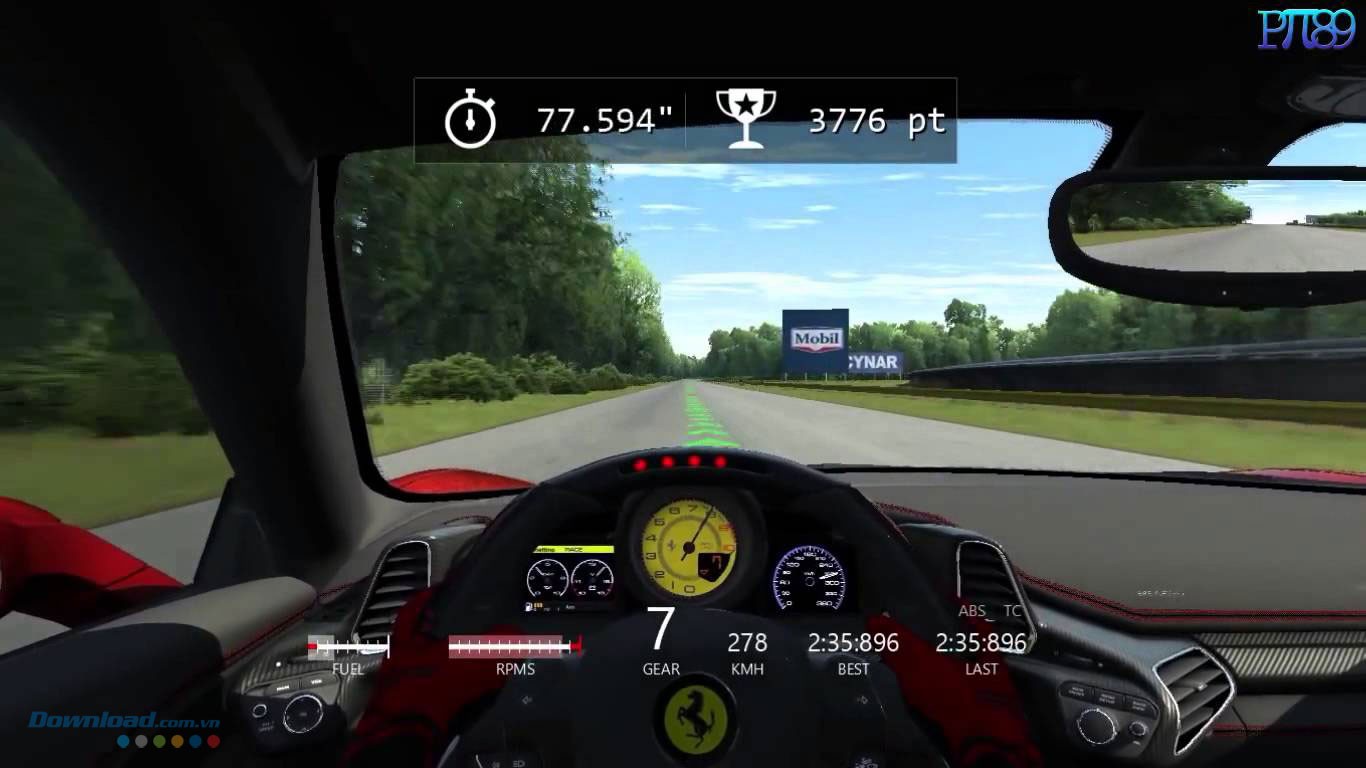 Buồng lái Ferrari 458