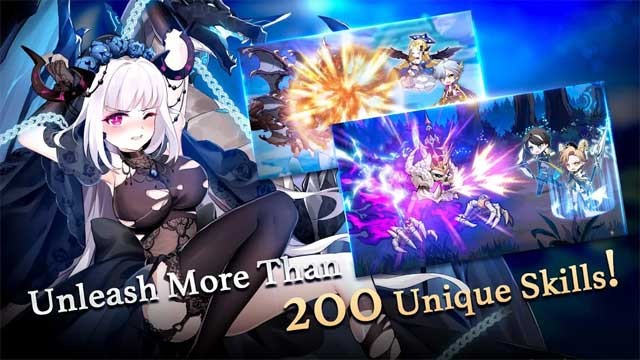 Giải phóng hơn 200 kỹ năng bạn học được từ các anh hùng khác trong cuộc hành trình