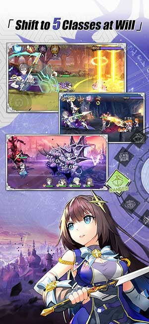 Chuyển đổi giữa 5 lớp nhân vật