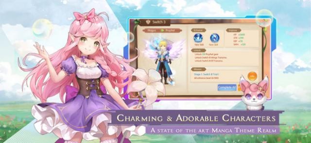 Nhân vật siêu đáng yêu theo phong cách manga, anime