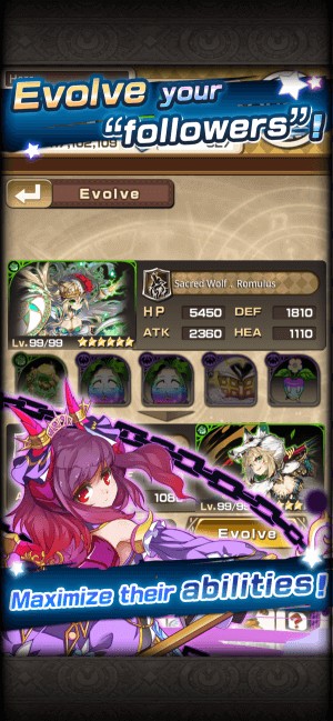 Tiến hóa các hero của bạn