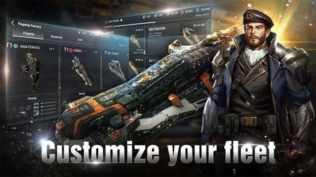 Xây dựng và tùy chỉnh một hạm đội chiến đấu bất khả chiến bại