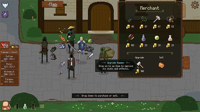 Thu thập các vật phẩm cổ xưa và phép thuật để tăng sức mạnh của nhóm bạn