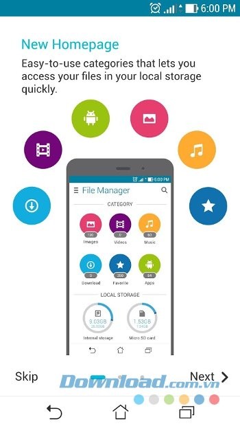 Quản lý file đơn giản với ASUS File Manager