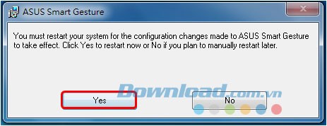 Khởi động lại máy tính