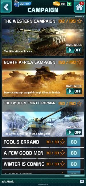 Nhiều chiến dịch khốc liệt