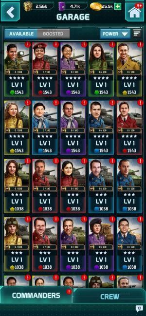 Vô số vị tướng khác nhau