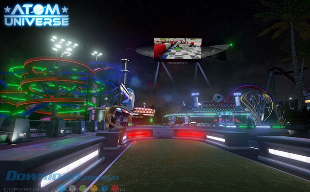 Thế giới ảo trong Atom Universe