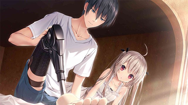 ATRI - My Dear Moments kể câu chuyện tình yêu cảm động của chàng trai và cô gái robot