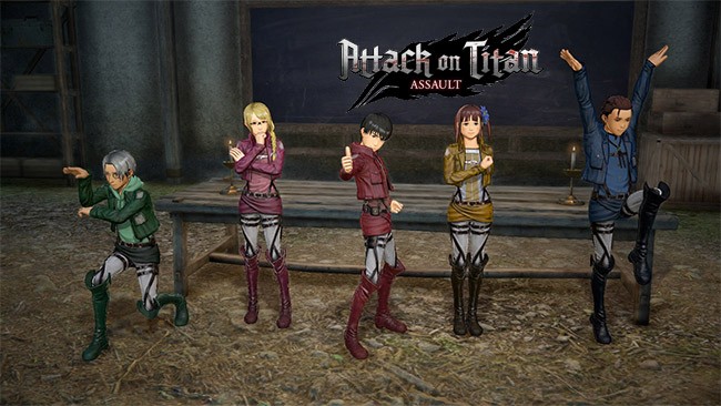 Hệ thống nhân vật trong game Attack on Titan: Assault