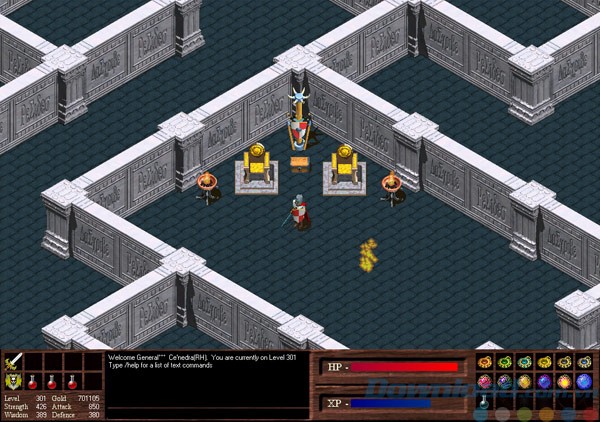 Đứng yên để hồi HP