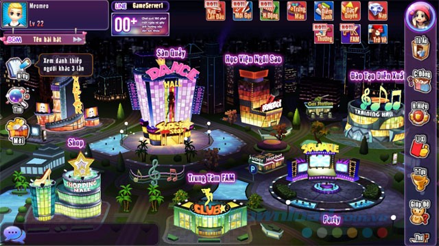 Giao diện game Au Mobi VNG cho Android