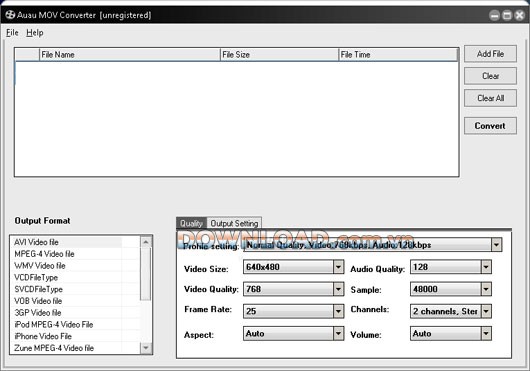 AUAU MOV Converter