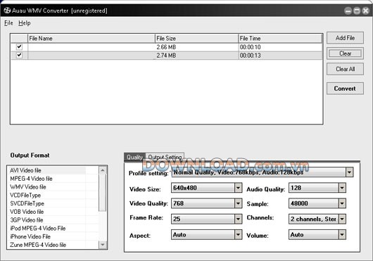 AUAU WMV Converter