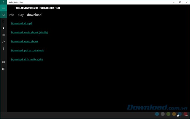 Các tùy chọn tải sách