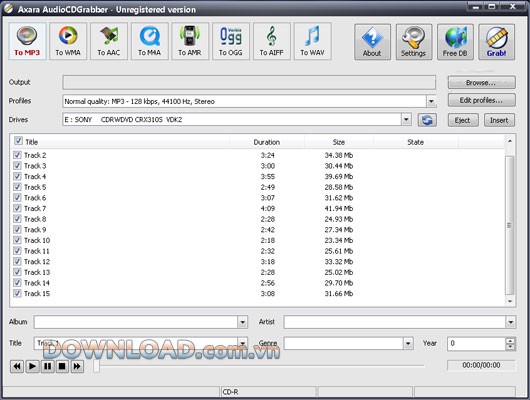 Audio CD Grabber