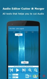 Audio Editor Cutter & Merger cho Android giúp bạn cắt nhạc như ý