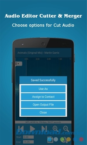 Audio Editor Cutter & Merger cho Android dễ sử dụng