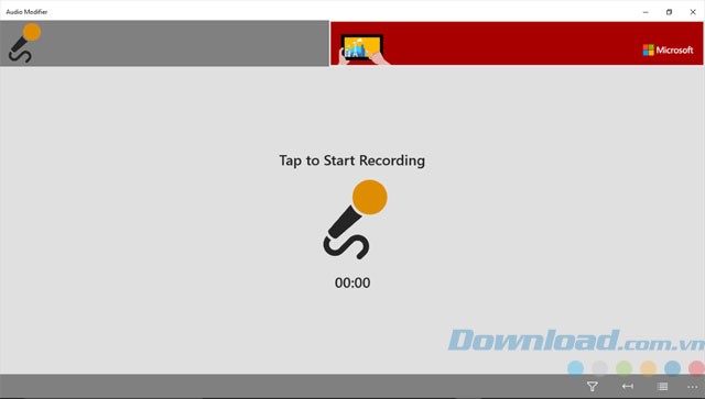 Ứng dụng thay đổi giọng nói Audio Modifier