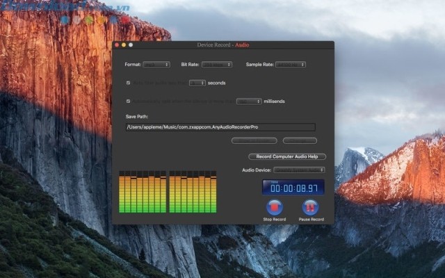Phần mềm ghi âm chất lượng cao cho Mac