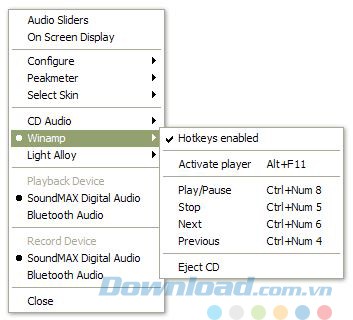 Audio Sliders