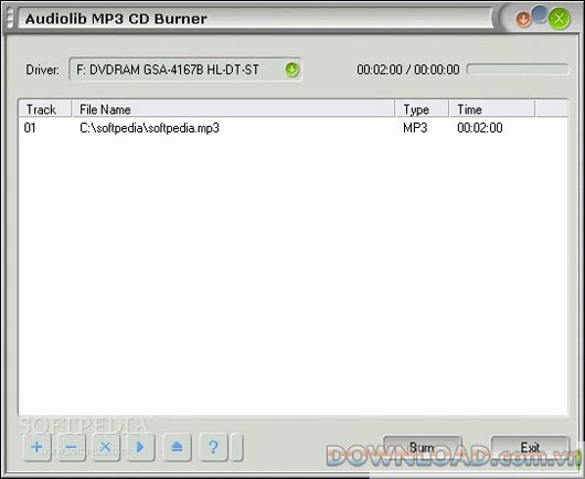 Audiolib MP3 CD Burner