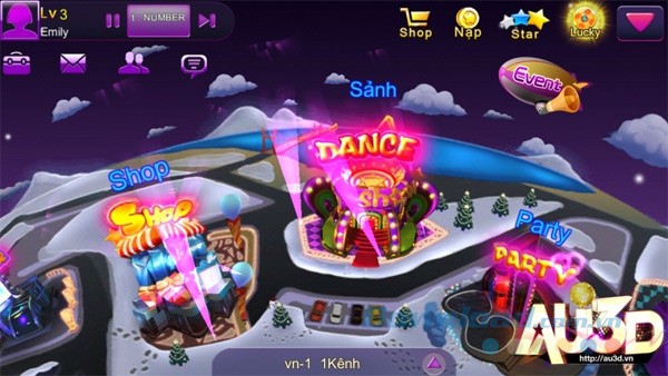 Chơi game Audition 3D