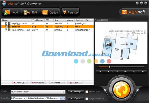 Aunsoft SWF Converter