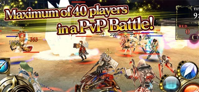 Bước vào trận chiến PvP lên đến 40 người chơi