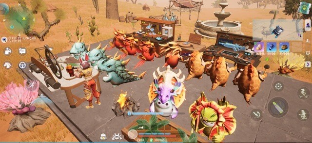 Thể hiện những sáng tạo và tự do tạo ra không gian của riêng mình cùng với những sinh vật đồng hành