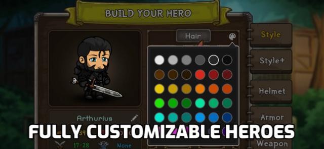 Tự do tùy chỉnh anh hùng của bạn