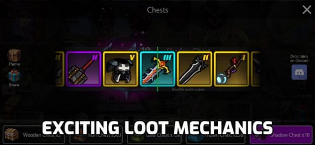 Auto Battles Online sở hữu cơ chế loot đồ hấp dẫn