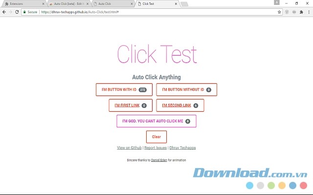 Thiết kế giao diện đơn giản, thân thiện người dùng của Auto Click