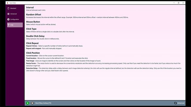 Sử dụng Auto Clicker để click chuột tự động trong các trò chơi và phần mềm