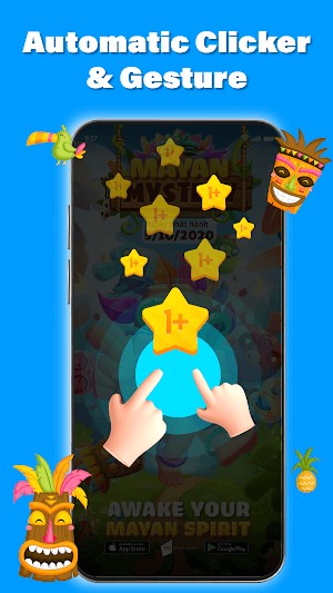 Auto Clicker hỗ trợ bạn tự động click và thực hiện các cử chỉ