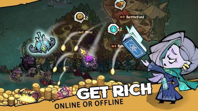 Nhận phần thưởng cả khi online và offline