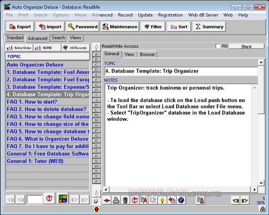 Auto Organizer Deluxe