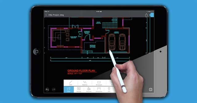 Làm việc mọi lúc mọi nơi với ứng dụng AutoCAD cho iPhone và iPad
