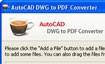 AutoCAD DWG to PDF Converter - Convert DWG files to PDF