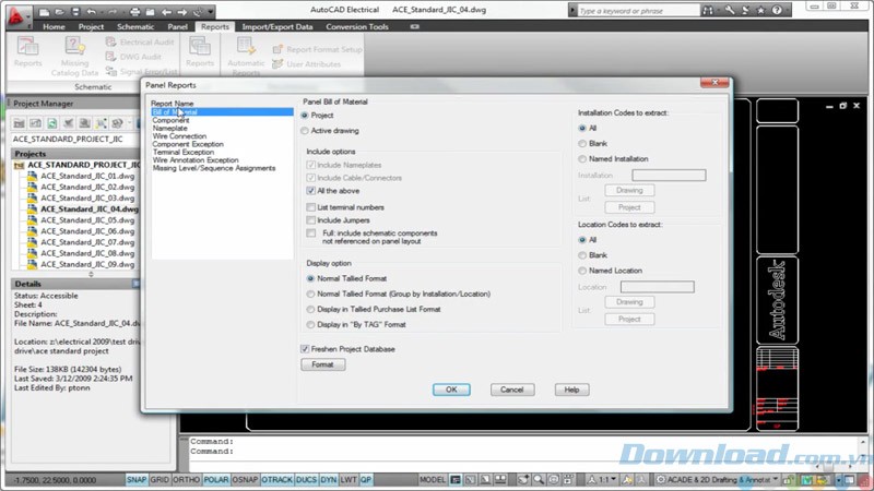 Tạo báo cáo tự động