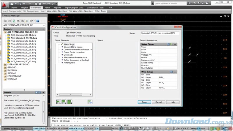 Thiết kế mạch trong AutoCAD Electrical