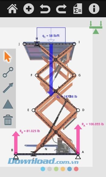 Bản vẽ trong Autodesk ForceEffect