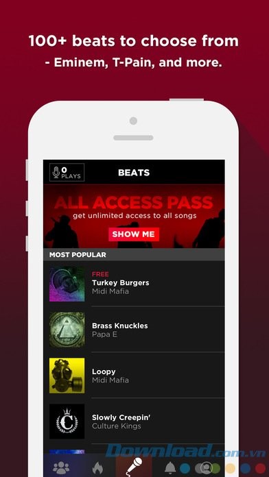 Hơn 100 beat miễn phí