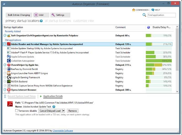 Cập nhật Autorun Organizer mới nhất